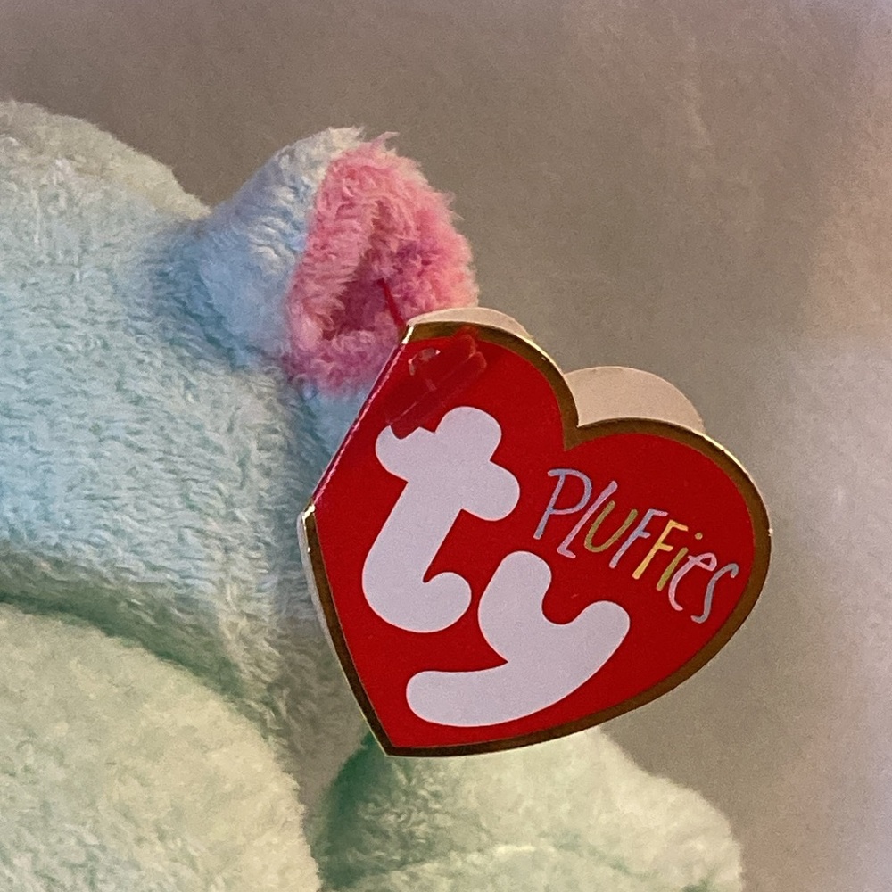 NWT ⭐️Host Pick⭐️ Rare Vintage 2002 TY® Pluffies Tubby™ Plush Hippo Ltd Edition* - Picture 3 of 12